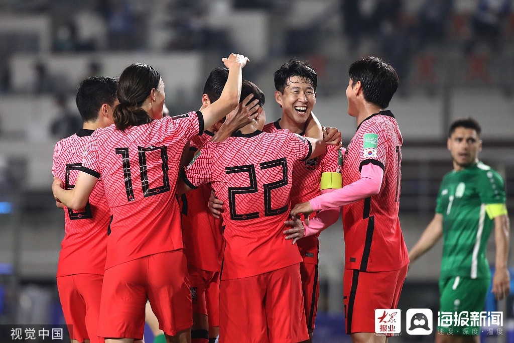 2021世预赛亚洲区H组次轮：韩国5-0土库曼斯坦