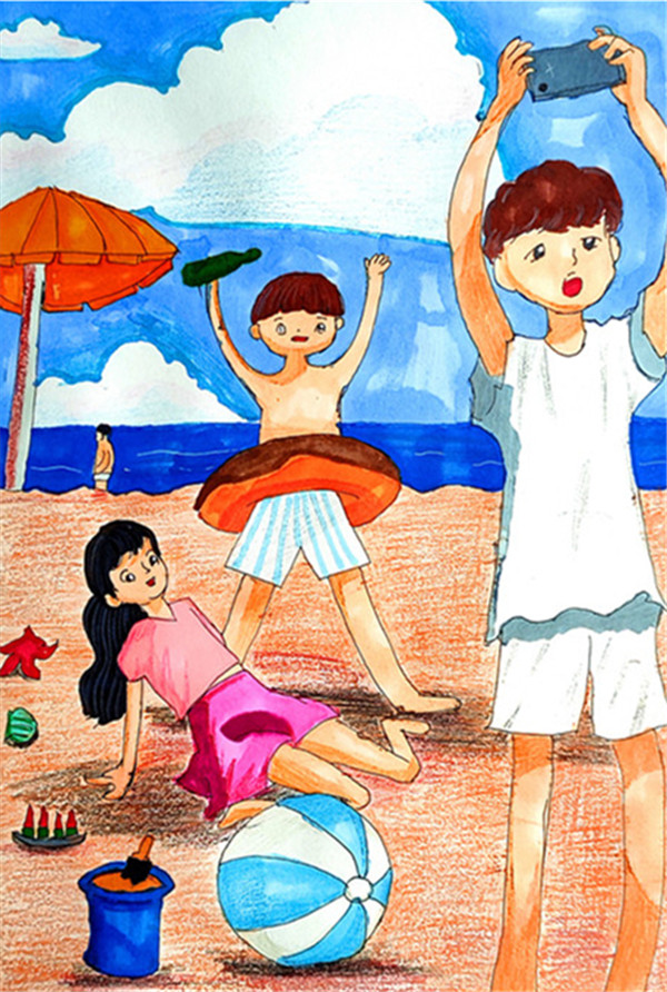 海边的童年胶东儿童绘画展