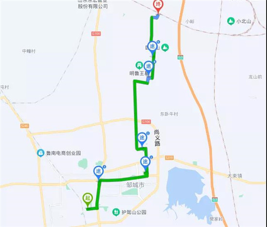 山东邹城市公交线路图图片