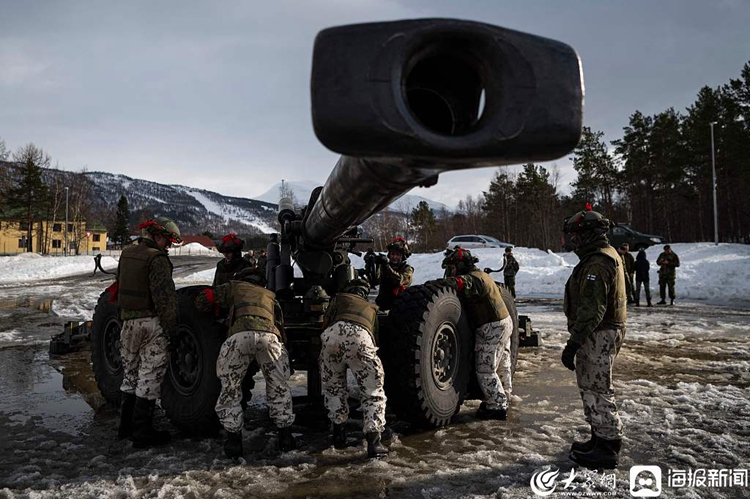 北约成员国3万军人在挪威参加寒冷反应2022军演