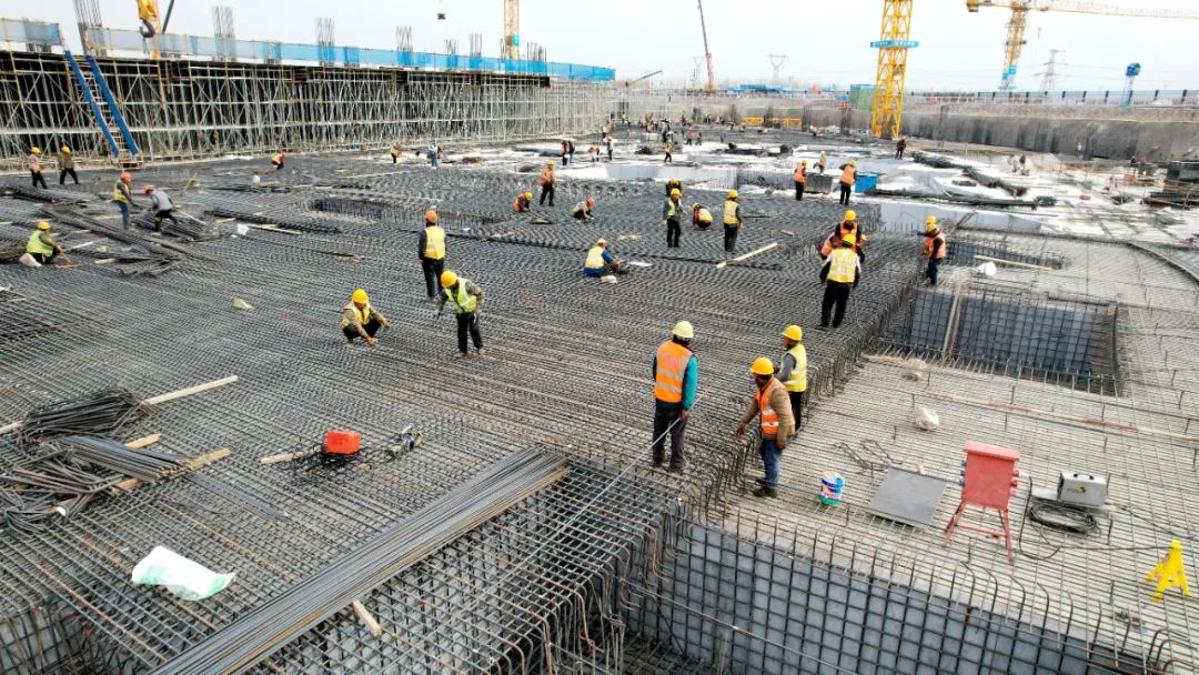 济南黄河体育中心进入快节奏主体施工阶段