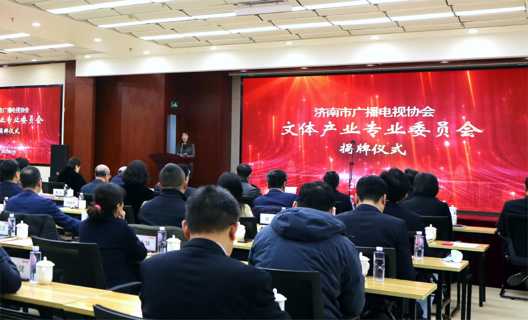 济南市广播电视协会文体产业专业委员会揭牌仪式圆满举办