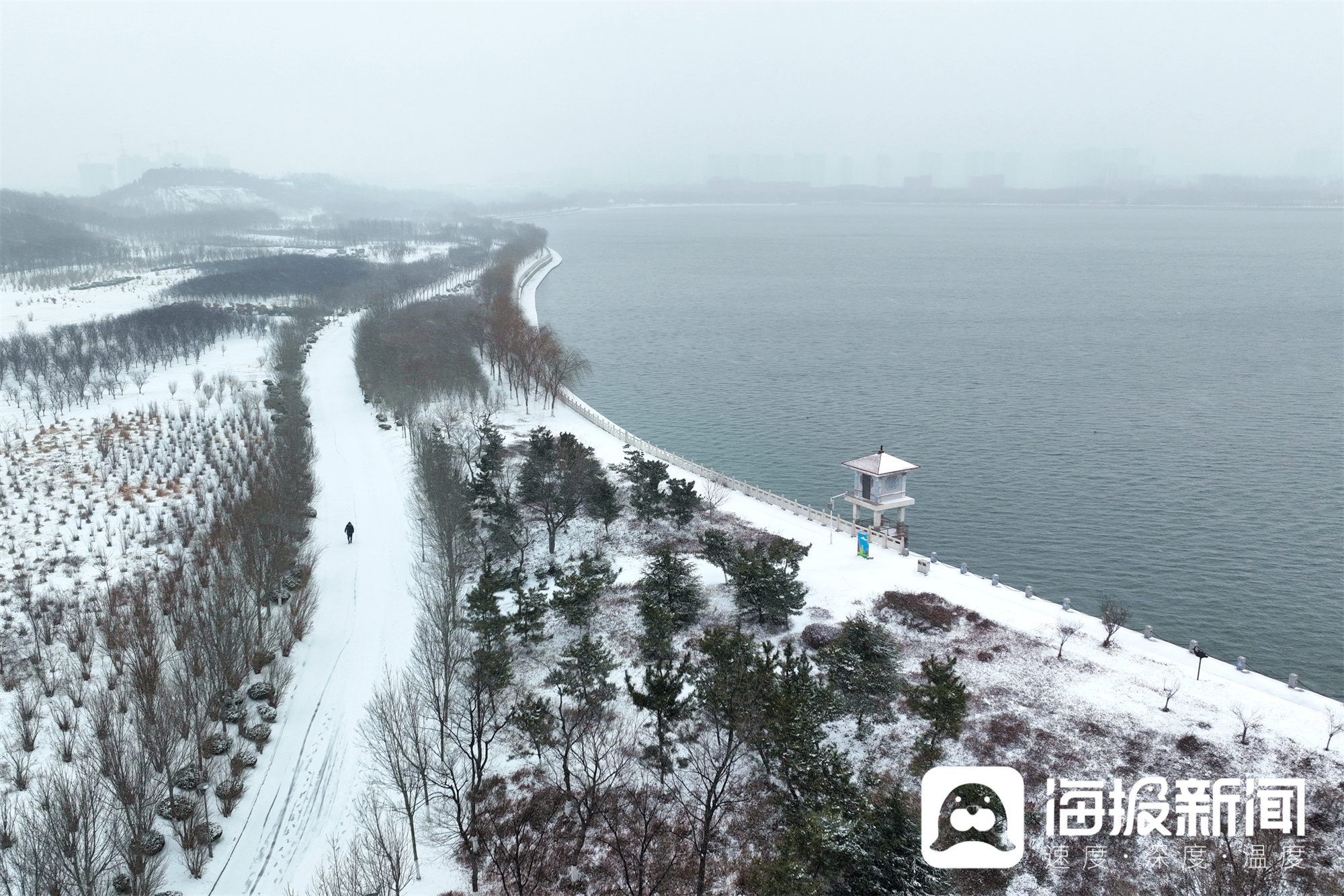 聊城雪景图片