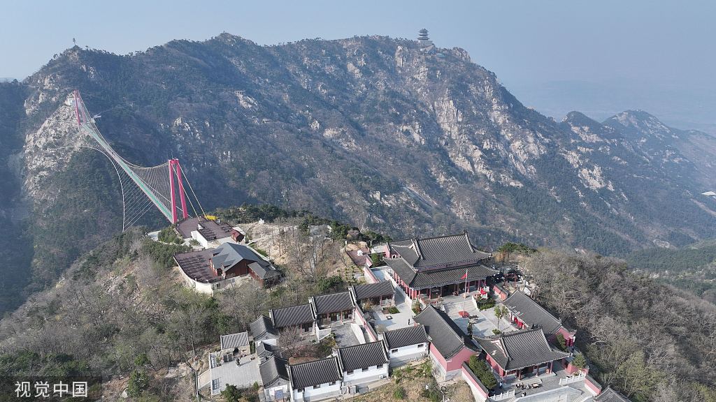 近日,临沂沂蒙山天蒙风景区春光旖旎