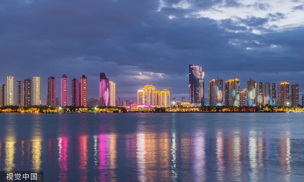 大美临沂夜景图片