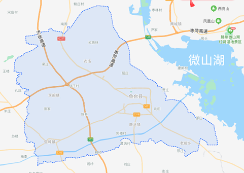 鱼台县王鲁镇地图图片