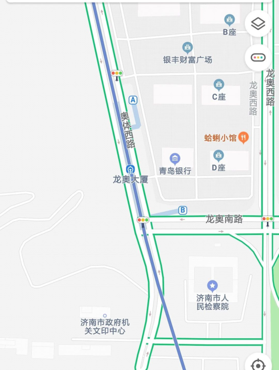 济南龙奥大厦地图图片