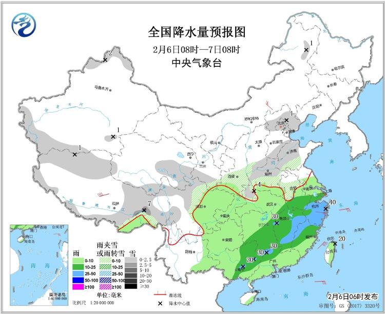 中东部有较大范围雨雪天气 华北黄淮等地将有雾霾