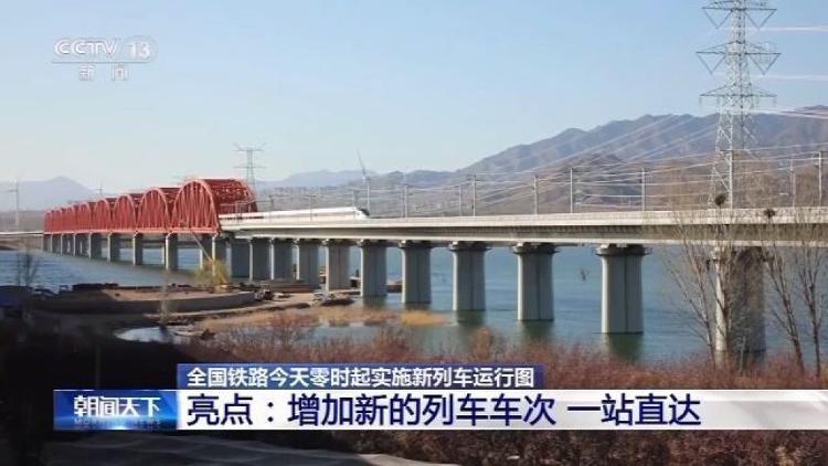 【列车】全国铁路今天起实施新列车运行图 一站直达成亮点