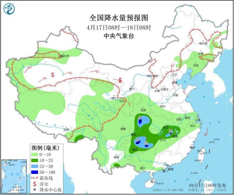 「中国新闻网」西南江南等局地有暴雨，中东部地区将迎大范围降水