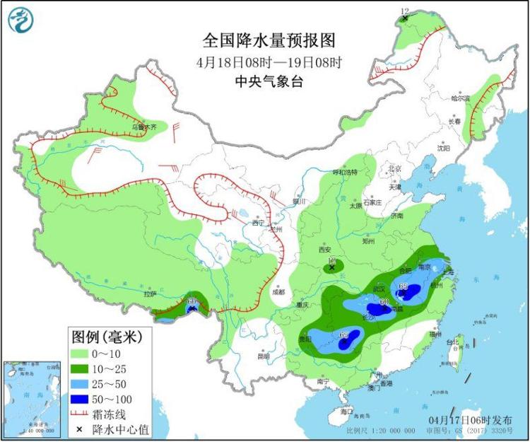 「中国新闻网」西南江南等局地有暴雨，中东部地区将迎大范围降水