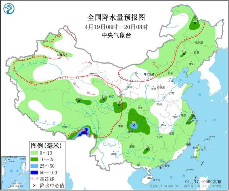 「中国新闻网」西南江南等局地有暴雨，中东部地区将迎大范围降水