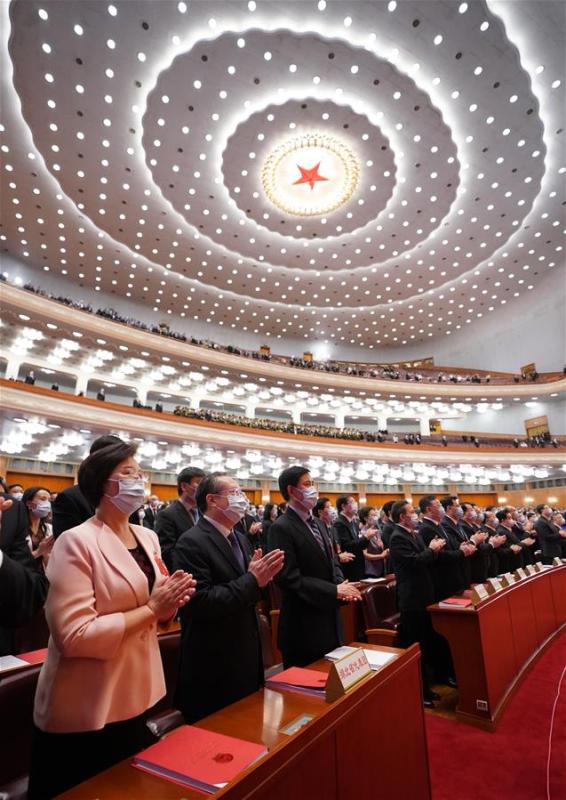 5月28日,第十三届全国人民代表大会第三次会议在北京人民大会堂举行