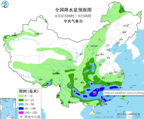 降水华北东北高温再“加码” 南方大部连遭强降水袭击