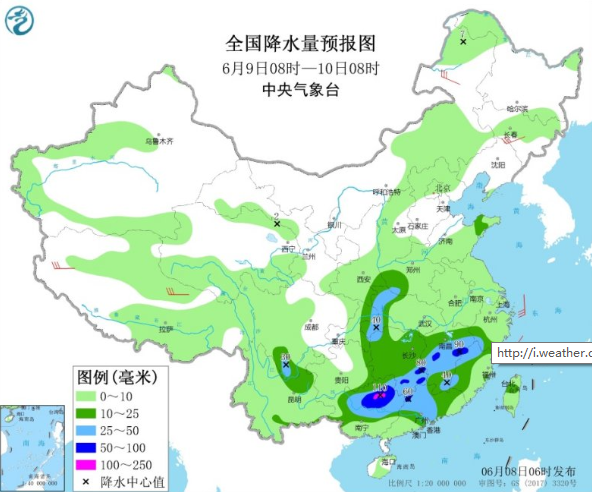 降水华北东北高温再“加码” 南方大部连遭强降水袭击