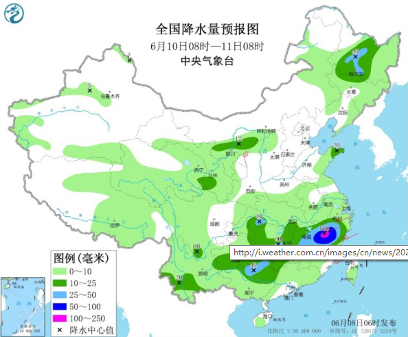 降水华北东北高温再“加码” 南方大部连遭强降水袭击