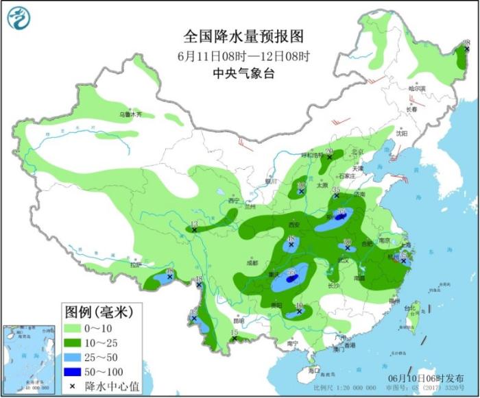 部分江南东部等地仍有较强降雨 东北华北等地多阵雨或雷阵雨