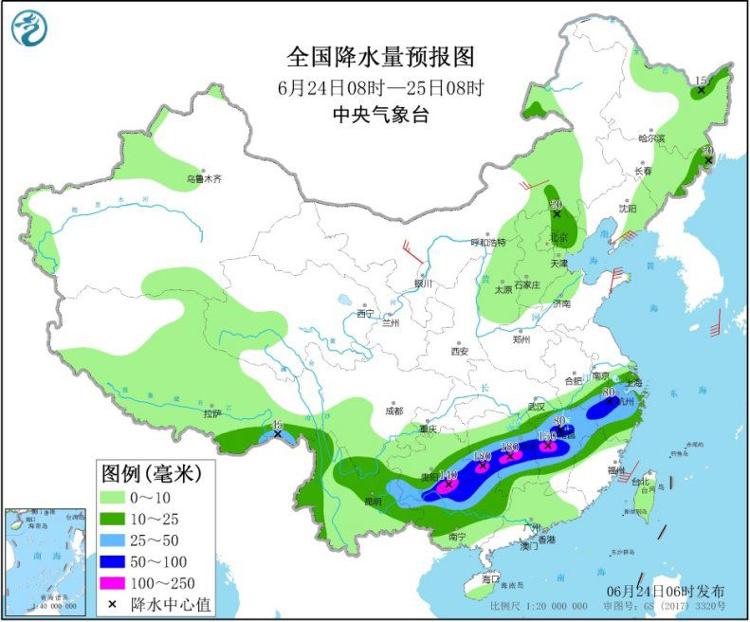 广西江南贵州广西等地将有强降雨 华北等地多雷阵雨