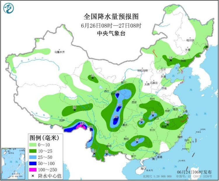 广西江南贵州广西等地将有强降雨 华北等地多雷阵雨