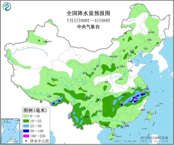 【】暴雨预警今日中断，但明起新一轮强降雨将登场