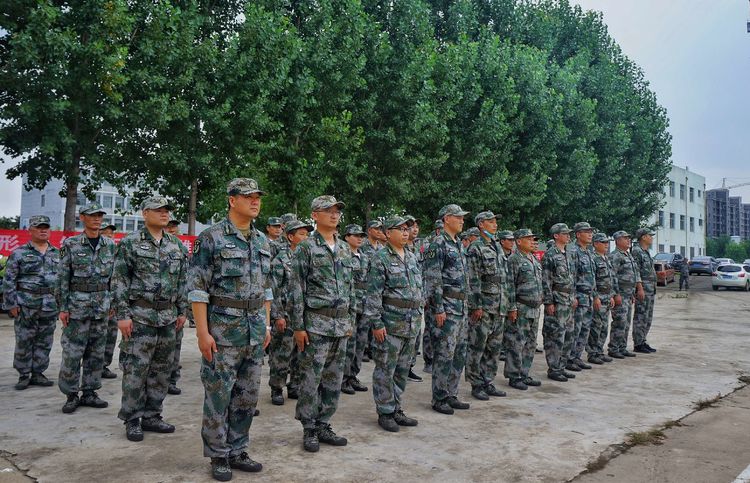 夏練三伏練兵備戰棗莊市中區基幹民兵軍事訓練紀實