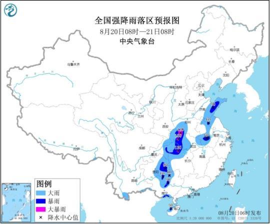 暴雨|暴雨黄色预警：湖南、湖北、河南等地局地有大暴雨