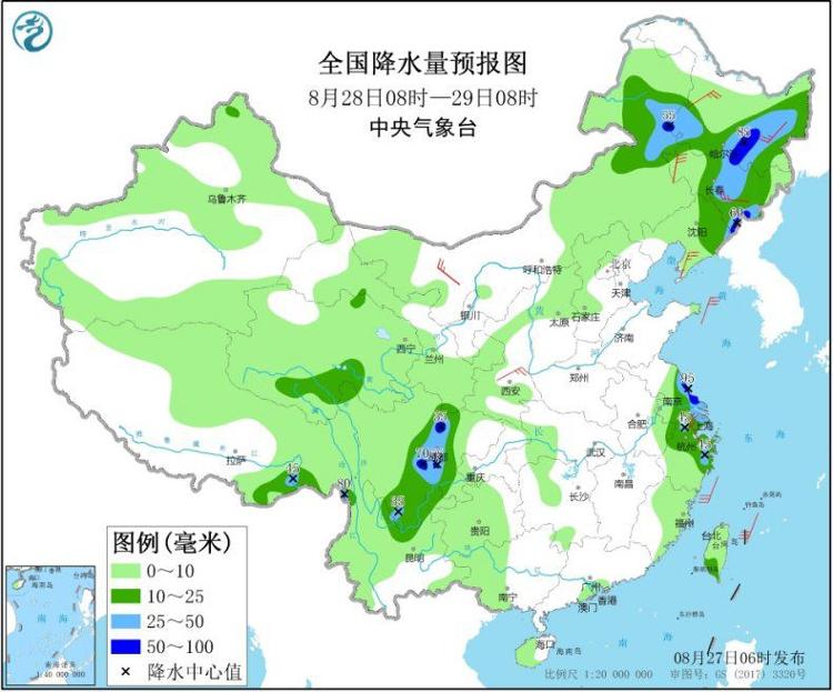 台风|台风“巴威”影响东北地区等地 局地有雷暴大风