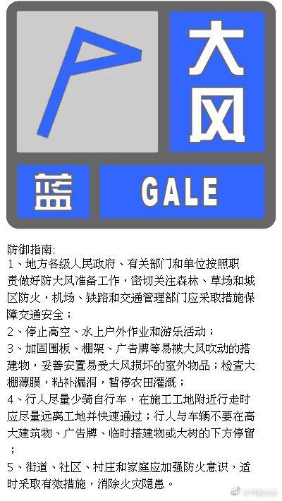 大风|北京发布大风蓝色预警信号：2日下午至晚间多地区将出现7至8级短时大风