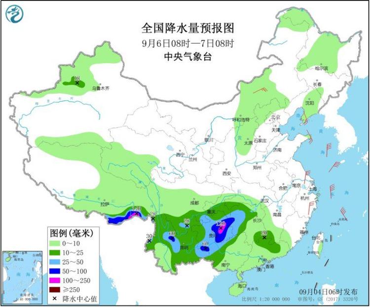 【】黑龙江内蒙古等地仍有较强风雨 西南地区东部等多降雨