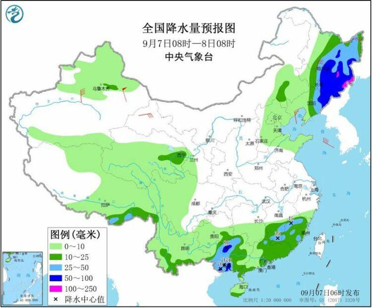 【】台风“海神”即将影响我国东北地区 西南地区等地多强降水