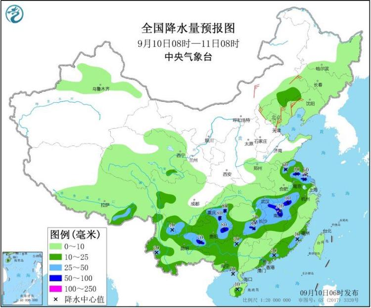 西南地区等地多降水 局地有暴雨或大暴雨