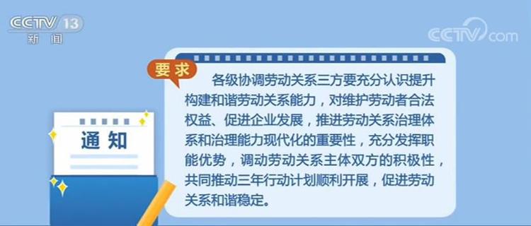 国家协调劳动关系三方 实施劳动关系“和谐同行”能力提升计划