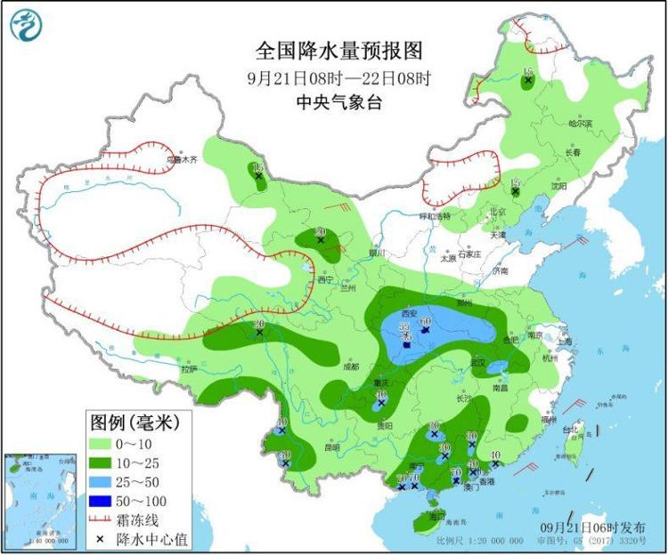 中东部地区将迎大范围降水，局地有雷暴冰雹天气