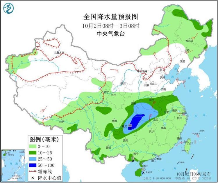 冷空气将影响中东部大部地区 江汉等地将有大到暴雨