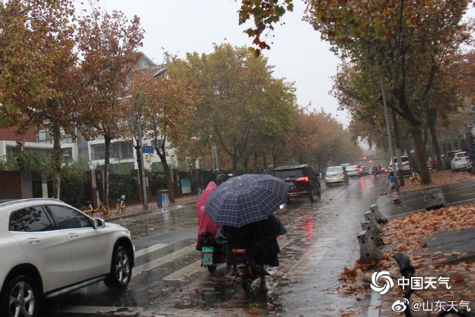 大众报业·海报新闻|山东发布寒潮预警！降雨过后部分地区最低气温降到0℃以下