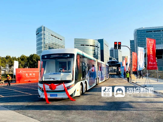 上海临港新片区中运量T1示范线测试运营 为国内首条DRT