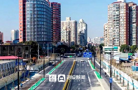 曲阳南路正式辟通 上海北外滩往返虹口中北部更便捷