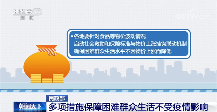 民政部、财政部等部门出台多项措施保障困难群众生活不受疫情影响
