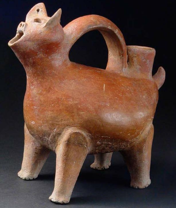山东博物馆:红陶兽形壶红陶兽形壶,是来自遥远的新石器时代大汶口文化