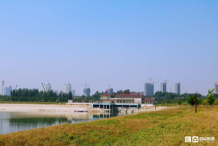 墨子湖生态补水,此次中水回用在滕州母亲河荆河河道内设置补水井4处