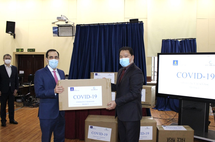世界银行向蒙古国捐赠价值100万美元的防疫物资