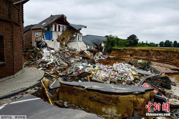 欧洲洪灾已致至少188人遇难 默克尔：灾情“令人震惊”