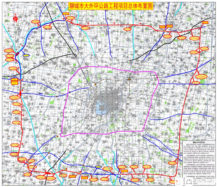 大城县外环路规划图图片