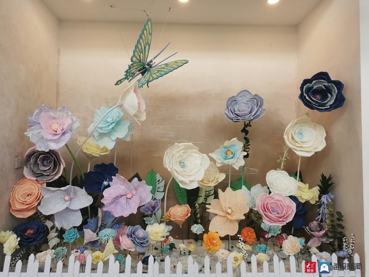 纸上生花 第三届全国衍纸艺术展在青岛市北区纺织谷展出