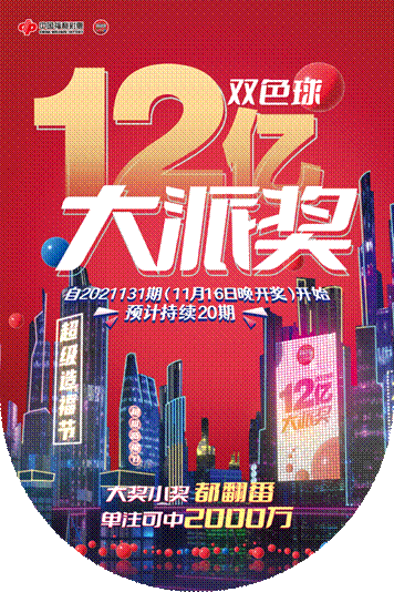 今日开卖福彩双色球12亿大派奖它来啦