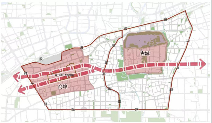濟南一園十二坊傳統風貌區保護規劃公示劃分多個功能區