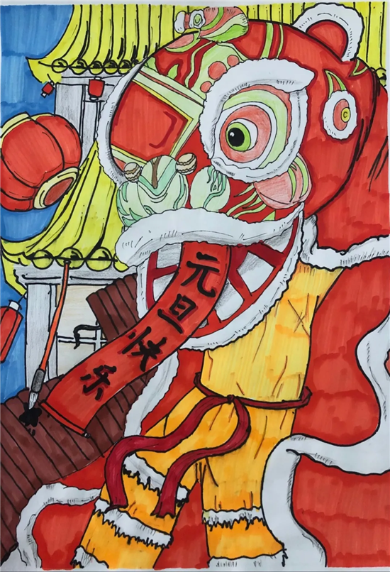 绘画展风采墨香庆元旦寒亭区第二实验小学喜迎元旦书画展