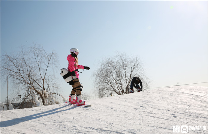 龙居桃花岛滑雪图片