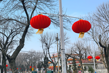 榆山街道:大紅燈籠高高掛 濃濃年味撲面來_平陰縣_大眾網