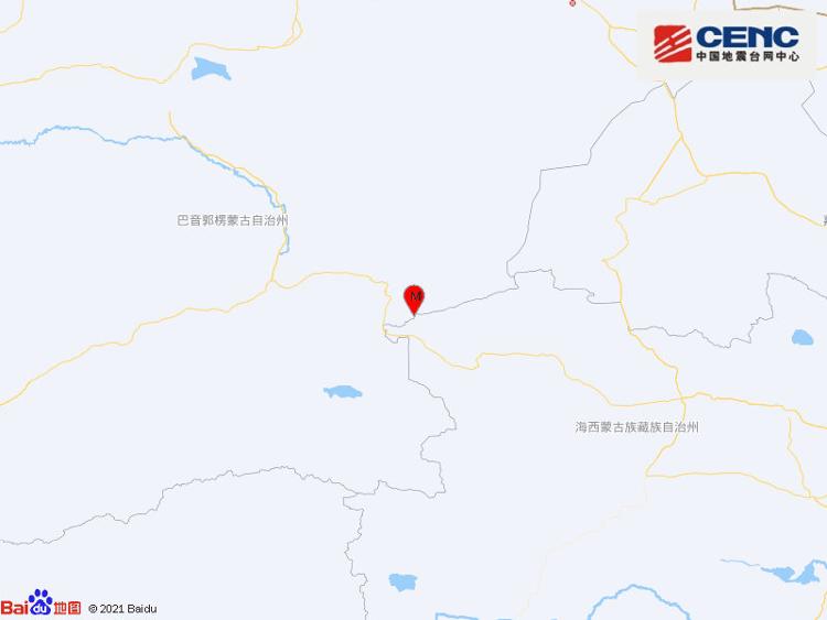 新疆巴音郭楞州若羌县发生4.3级地震，震源深度10千米